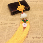 Auto Good Luck Lootose ripats Mood Autode sisekujundus Ornamendid Tahavaatepeegel Ripats Ping An Pandla Hiina s&otilde;lme kaunistus