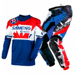 motokrossi k&auml;igukomplekt lastele 4 5 6 7 8 9 10 11 12 13 aastat Noor laps Mootorrattapoiss t&uuml;druk Jersey Pant Kits v&otilde;istluskost&uuml;&uuml;m Off-road Enduro MX MTB XL-26
