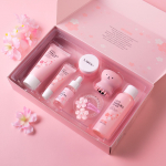 Premium LAIKOU Sakura 8-Piece Face Clean and Care Set as Birthday Gift 8 pc