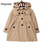 3-10a Beebi T&uuml;drukute Kevad-s&uuml;gis kapuutsiga Tuulejope Laste Laste Jope Mantel Riietus Teismeliste T&uuml;drukute Kombinesoonid &Uuml;ler&otilde;ivad Riided 130