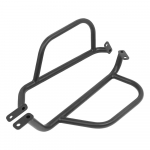 Kawasaki Klr650 Klr 650 KL650E 1987-2018 jaoks tagumise k&uuml;lje sadulakoti p&otilde;rkevarraste mootori paagikaitse kaitseraua triki puuri raami kaitse must