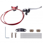 Tagumine h&uuml;drauliline ketaspiduris&uuml;steem piduriklotsidega k&auml;sipiduri peasilinder pidurisuppordiga 43CC 49CC p&uuml;sti seisvale gaasiskooterile CHINA