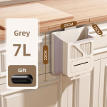 7/10L rippuv pr&uuml;gikast k&ouml;&ouml;gikapi ukse jaoks kokkupandav seinale paigaldatav pr&uuml;gikorv Vannitoa WC pr&uuml;gikast koos pr&uuml;gikotiga