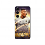 Coque Samsung Galaxy S25 Kylian Mbappe Real Madrid Wallpaper Maniacase