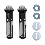 2/4 tk WC-poti istme kinnituskruvid Lihtne paigaldamine Universaalne tualettruumi istme poltide komplekt raskeveokite tualeti istme kruvide komplekt 2pcs