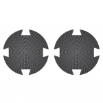 Pro/slim m&auml;ngukonsooli tolmufilter Multifunktsionaalne tolmuvastane 5 &otilde;hukese hajutusega jahutus Y6H5 Black-2pcs