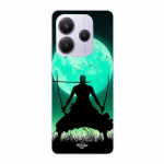 Coque Xiaomi Redmi Note 14 5G roronoa zoro triple &eacute;p&eacute;e pleine lune Maniacase