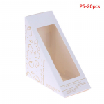 20 tk v&otilde;ileiva pakendikarp r&ouml;stsaia k&uuml;psetussaia pakend v&otilde;ileiva pakkepaberi karbid paberist kondiitritooted leivakonteiner