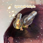 Helendav lambipirn Juuksen&otilde;el Creative Bar Dancing Led Bangs Clip Naiste 5.5cm