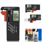 Testeur de piles num&eacute;rique, testeur de piles universel, testeur de piles, pour piles AA, AAA, C, D, PP3, 9 V, 1,5 V, boutons - Fonc