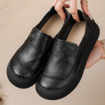 Naiste vabaaja platvormkingad Jalatsid Mugav t&ouml;&ouml; &Auml;rijalatsid Nahast libisemiskingad naistele Lamedad S&otilde;idukleit Kingad Penny Loafers 35 must