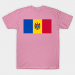 T-s&auml;rk Naiste Moldova Lipp Harajuku Tr&uuml;kk Kawaii T-s&auml;rk Suvine L&uuml;hikeste Varrukatega Naiste T-s&auml;rk Top S roosa