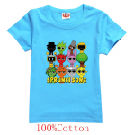 Sprunki Laste M&auml;ng Incrediblebox Tr&uuml;kitud T-s&auml;rk L&uuml;hikeste Varrukatega 130