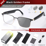 CLLOIO Juhtmeta Bluetoothi ​​nutiprillid Meeste M&uuml;oopia Retseptiga fotokroomsed p&auml;ikeseprillid Naistele Anti Blue Ray lugemisprillid 0