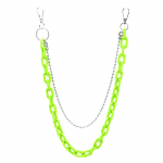 Eemaldatav Punk V&ouml;&ouml; kett V&ouml;&ouml;p&uuml;ksid Kett Naistele Mehed Teksad V&ouml;&ouml;kett P&uuml;ksid Cool Rock kett Hiphop Suveehted