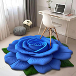 Elutoa kodu 3D p&otilde;randamatt Lillep&otilde;randamatt Palus vaip &Uuml;mmargune ebakorrap&auml;rane vaip Diameter 80cm