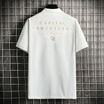 Men's Short Sleeved T-shirt Shirt Collar Men's Summer Polo Shirt Handsome Slim Fit Lapel Half Sleeve XXXL valge