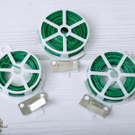 100M aia painduv sidumistraat taimesidemed raudtraadist toetavad fikseeritud ronitaimi, ronitaimi, k&ouml;&ouml;giviljade stabiliseerimissidemed roheline