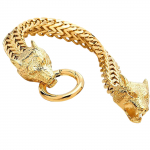 Stiilne hundipeaga k&auml;ev&otilde;ru meestele, valmistatud vastupidavast roostevabast terasest. Ideaalne pidudeks ja igap&auml;evaseks kandmiseks. h&otilde;be