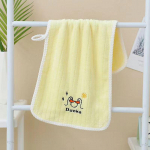 Laste n&auml;or&auml;tik Ohutu pehme vett imav korall samet Nahas&otilde;bralik majapidamises rippuvad k&auml;ter&auml;tikud Beebi multifilmi taskur&auml;tik 25X50CM kollane