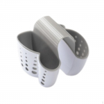 Kitchen Sink Sponge Holder Drain Rack Multifunctional Storage Gadget Dishcloth Easy to Clean Single Slot