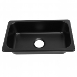 RV 304 Stainless Sink Kitchen Rectangular Hand Wash Basin Sink with 40mm Sewer Outlet for Boat
