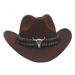 L&auml;&auml;ne kauboikaabu meestele naistele laia &auml;&auml;rega p&auml;ikesekaitse fedora rannakaabu villane kauboit&uuml;druku viltkaabu reguleeritava rihmaga S must