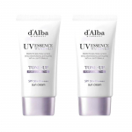 d'Alba Waterfull Purple Tone-Up Sun Cream SPF50+ PA++++ (50ml x 2) | Korean Brightening Sunscreen for Glowing Skin