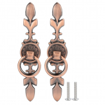 2 komplekti r&otilde;ngast&otilde;mbega &uuml;mmargusi &uuml;he auguga k&auml;epidemeid nupp k&ouml;&ouml;gikapi kapi ukse sahtli jaoks 231 suur