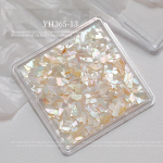 1 Karbikene Aurora Kest&uuml;kid Abalone K&uuml;&uuml;ned V&otilde;lud &Otilde;hukesed Looduslikud Ebakorrap&auml;rased Viilud Kest Kivi Litrid Manik&uuml;&uuml;ri Kunsti Kaunistus