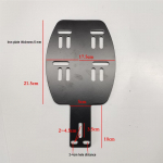 Universaalne elektriratta pakiraami hoiukast seljatoega Medium