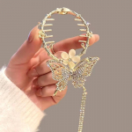 Butterfly Bell Orchid Juuksek&uuml;&uuml;s Klamber Luik Tutt Pillipea Hobusesaba Lukk P&auml;rl Juuksen&otilde;el T&uuml;drukule Barrette Juukseklamber Juuste Aksessuaarid