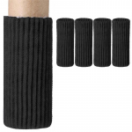 4/8/12/16 TK Kootud tooli jala sokid k&otilde;rge elastsusega lauajalad jala p&otilde;randa kaitsekatted m&ouml;&ouml;bel libisemisvastased kaitsepadjad v&auml;hendavad m&uuml;ra 4pcs must