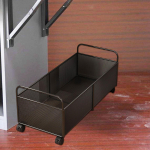 File Cart on Wheels for Mobile Bookshelf And Organizer Home Folders L