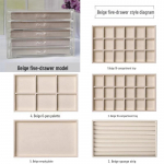 Mitme sektsiooniga ehtekarp k&otilde;rvar&otilde;ngaste ja v&auml;ikeste esemete jaoks - Kodu hoiustamine ja organiseerimine