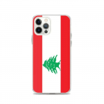Coque T&eacute;lephone Drapeau Liban &ndash; iPhone 12 Pro