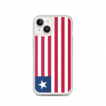 Coque pour iPhone - PIXELFORMA - iPhone 14 - Drapeau du Liberia - Silikoonist supp - Design l&eacute;ger