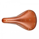 WALGUN v&auml;ike riidest kokkupandav autoistmepadi lehmanahast jalgratta sadul retro maastikuratas universaal nahast istmekott ONE SIZE helepruun v&auml;rv