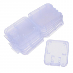 10 tk l&auml;bipaistvast plastikust m&auml;lukaardi &uuml;mbris Micro Sd Tf kaardi salvestuskarbi kaitse