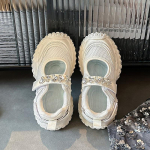 T&uuml;drukute Hingavad Spordijalatsid Laste Mary Jane Kingad Kerged Vabaajajalatsid Moekad Isa Kingad 37 beež