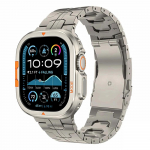 Luksuslik korpus+rihm Apple Watch Series10 46mm jaoks, titaanmetallist k&auml;ev&otilde;ru, k&otilde;va raam, kaitsekate Iwatch Ultra 2/1 49mm 44mm 45mm jaoks 44mm