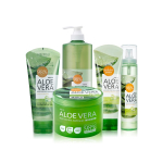 Aloe Vera 98% Rahustav Geel-Pihusti Puhastusvahtide Kollektsioon beige