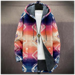 Men's thick zipper pocket jacket with pockets inserted into cotton jacket L