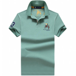 Kvaliteetne meeste ehtsast Paul polo s&auml;rk - L&uuml;hikeste varrukatega, Suvine krae, 100% puuvill, Saadaval pluss suurused 185/XXL (160-175 jin)