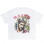 T&auml;navar&otilde;ivad Funny Graphic T-s&auml;rk Puuvillane T-s&auml;rk Unisex Topid Tees Suvine l&uuml;hikeste varrukatega T-s&auml;rk 3XL valge
