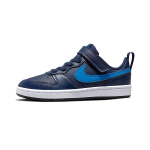 Nike Court Borough Low 2 PS Kesk&ouml;&ouml;sinine Keiserlik Sinine Laste tossud Must BQ5451-403 32 blue