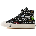 Kith x Converse Chuck 70 High 10. aastap&auml;ev - Must Unisex tossud Multi Egret 172465C 42
