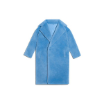 Adidas Originals Trefoil X Ivy Park kunstkarusnahast pl&uuml;&uuml;sist pikk mantel Meeste mantel Sinine H18983 XXXS