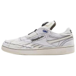 Market x Reebok Club C 85 Pump Kriidivalge Must Unisex Tossud Kreemjas Valge S&uuml;simust 100069832 43 white