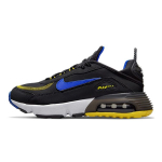 Nike Air Max 2090 Kerge pehmendus Madal top Laste jooksujalatsid Laste jooksujalatsid Must Sinine Kollane DH9738-005 38.5